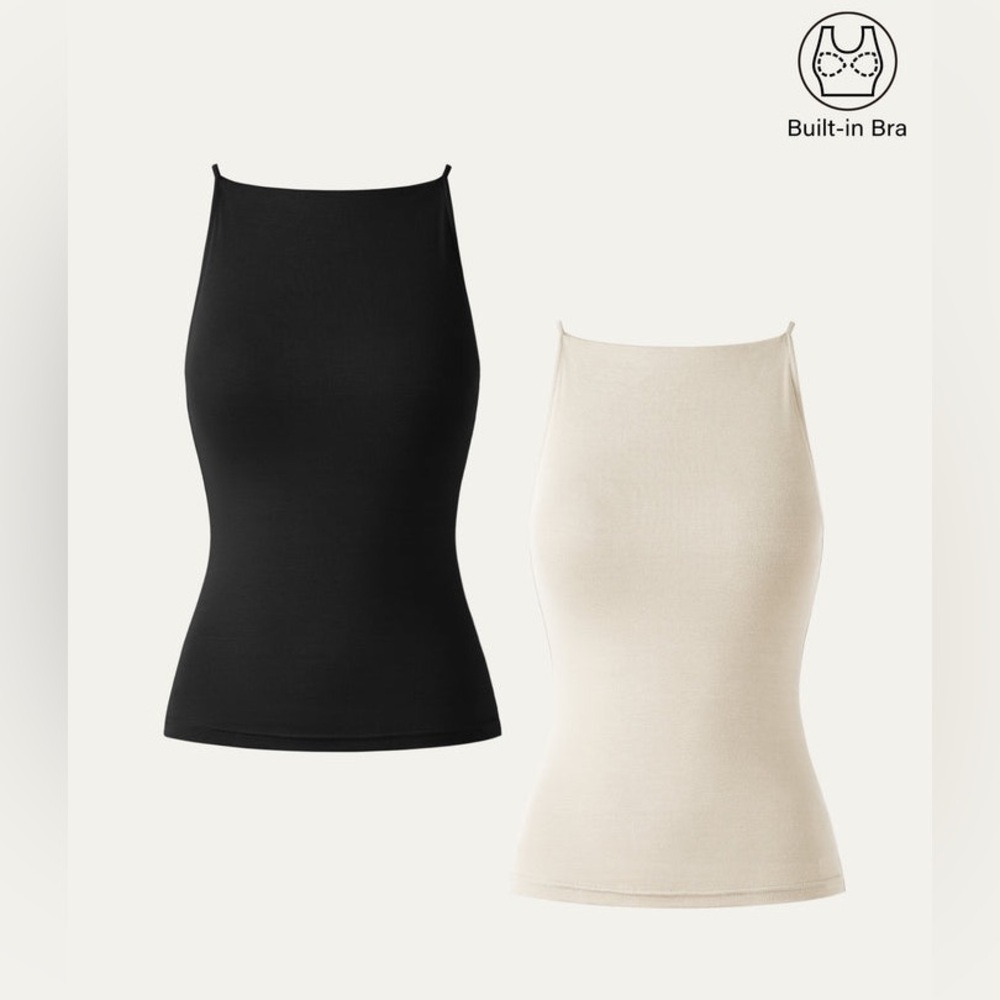 OGL Eco-SkinKiss® 2Pcs Set Camilla Brami Top - Black/Morning Mist